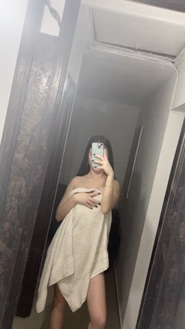 amateur boobs brunette cute onlyfans petite teen tits gif