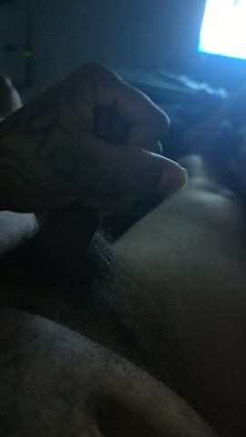 cumshot husband male masturbation gif