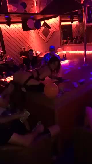 Eva lovia putting some cucked losers face in her ass at the club