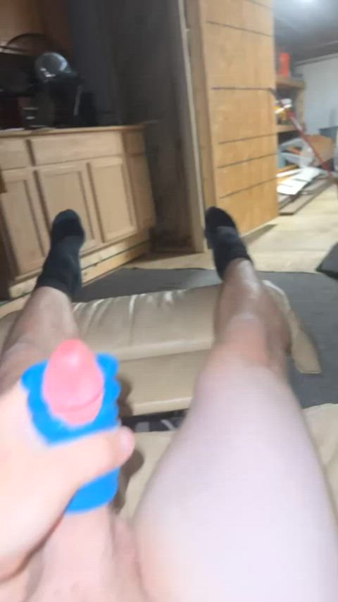amateur big dick cum cumshot homemade jerk off masturbating orgasm gif
