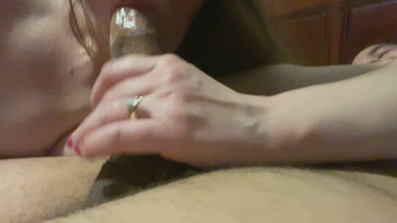 Can’t keep my hands or mouth off my fiancé’s dick