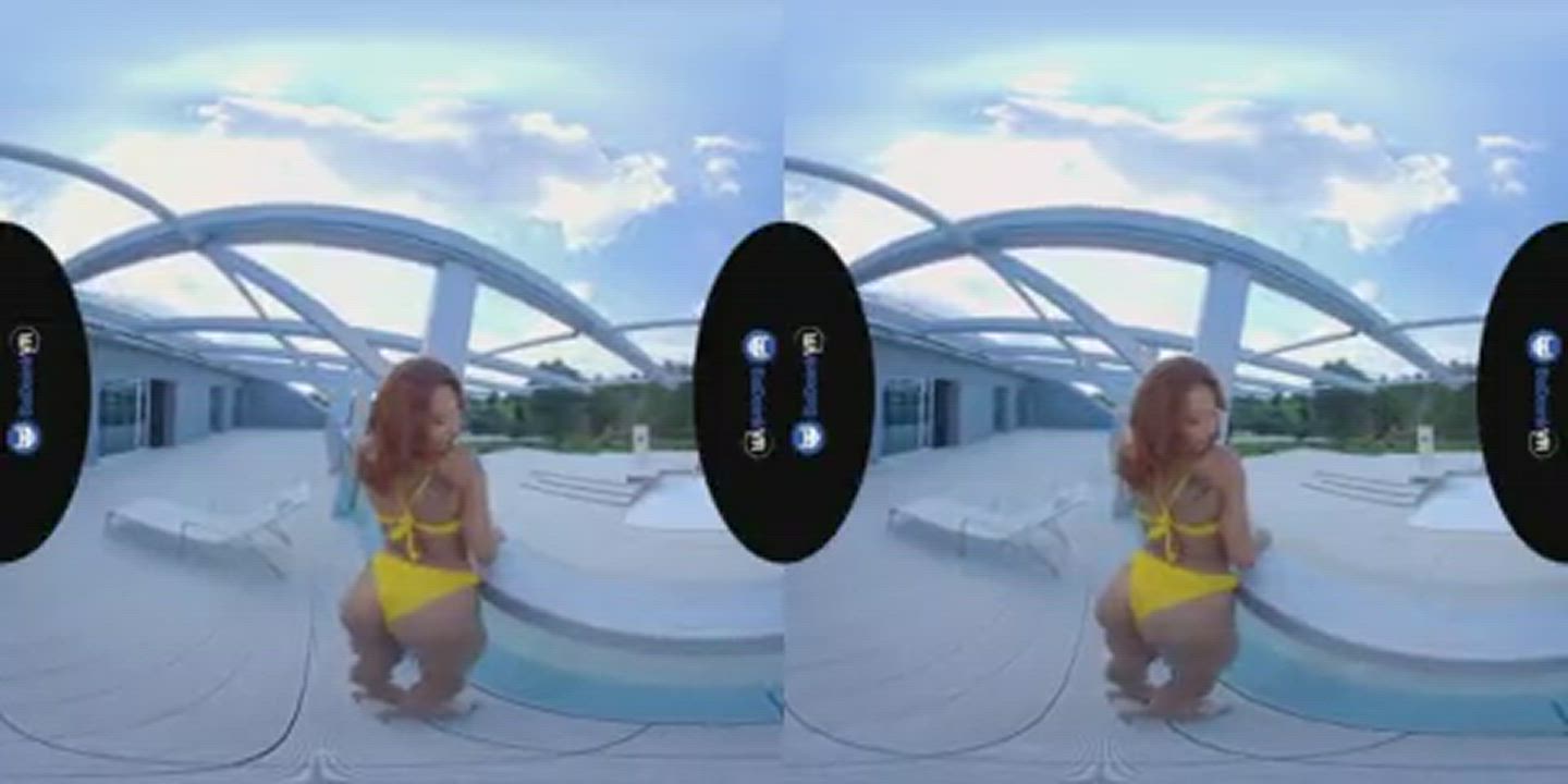Big Ass Redhead Teen VR gif