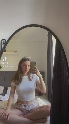 clothed tiktok tits gif