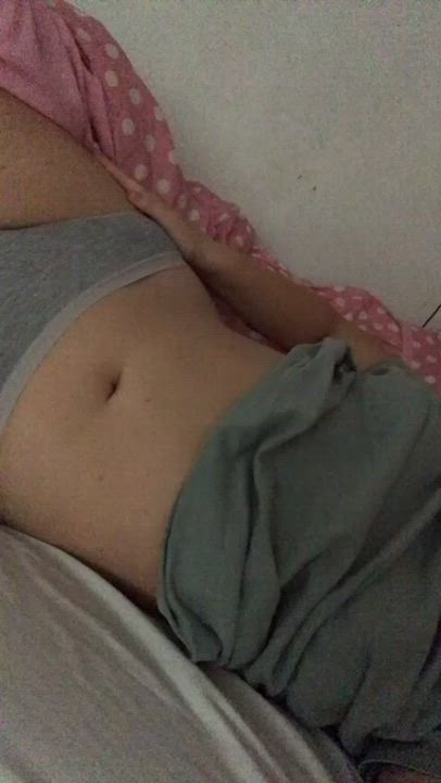 Blonde Curvy Tease Teasing Teen Virgin gif