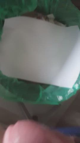 Where does White Cum go? Yes, ruined in the Trash♠️
