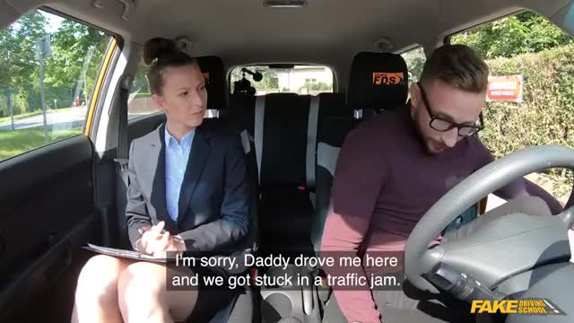 xxxnine.com - Fake Driving School - MILF Driving Instructor Is Having a Bad Day (HD)