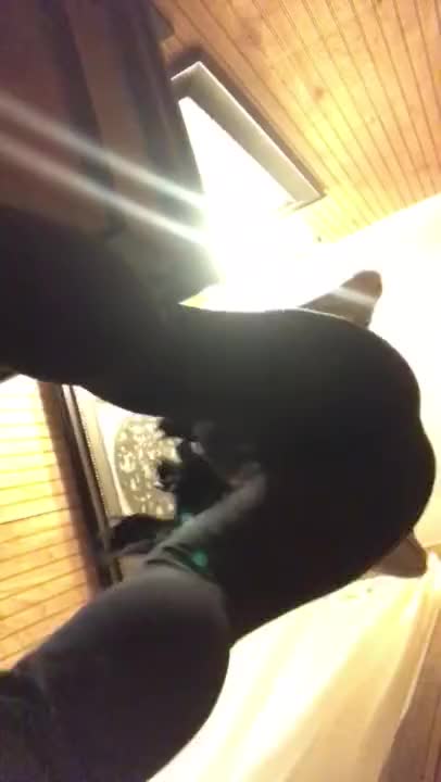 Another squat in tiny thong video ! :)