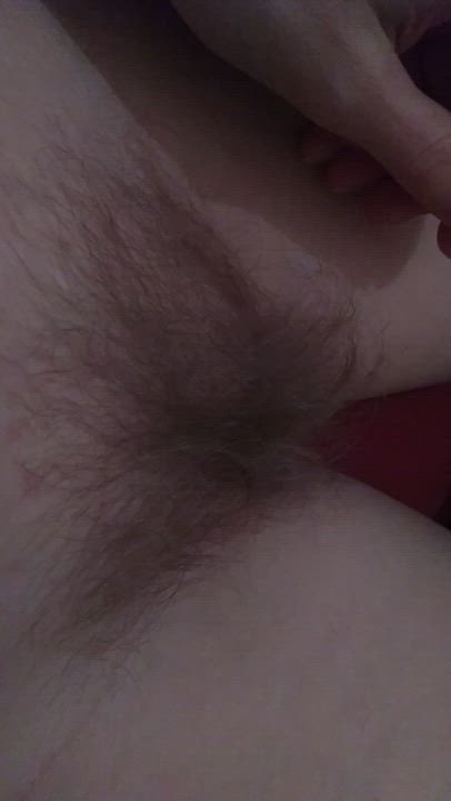 Playing with my hair...