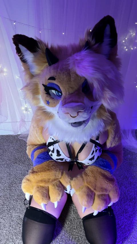female furry puppy gif
