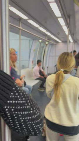 POV you’re on a train ride with me [gif]