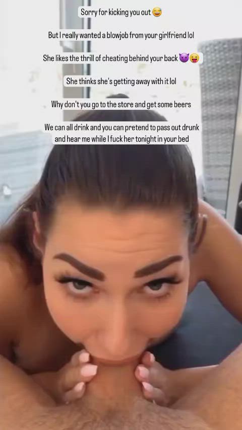 blowjob caption cheating cuckold fantasy shaiden rogue gif