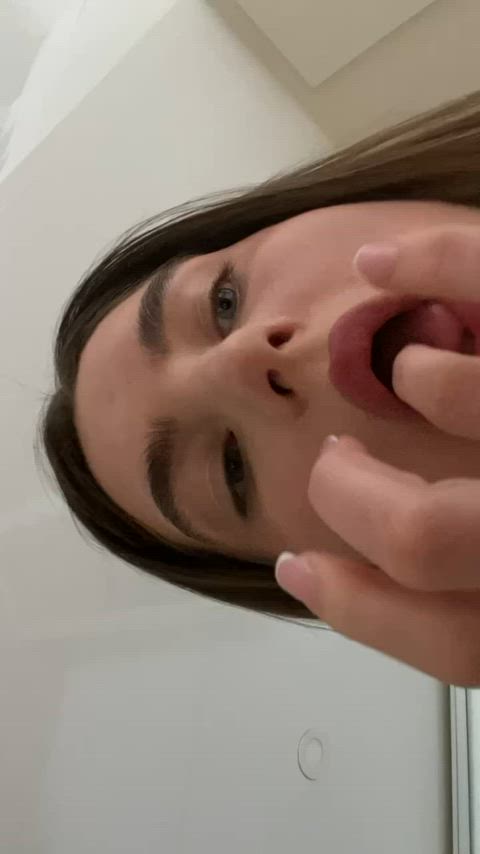 amateur babe handjob homemade hotwife nsfw petite pussy solo tiktok gif
