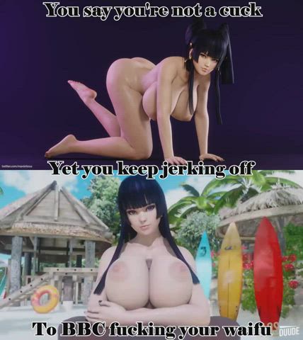 3D BBC Caption Cuckold gif