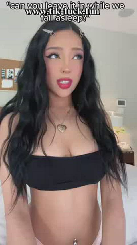 amateur big tits boobs cute pussy sex solo teen tiktok tits gif