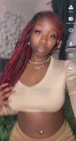 Asshole Ebony TikTok gif