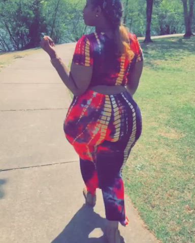 Ass BBW Goddess Jiggling Thick gif