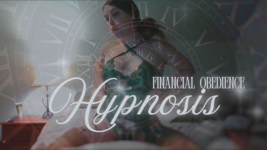 Hear the clock ticking and watch the spirals over me in my lingerie and stockings
