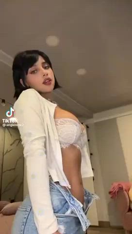 big tits bra tiktok tits r/tiktits gif