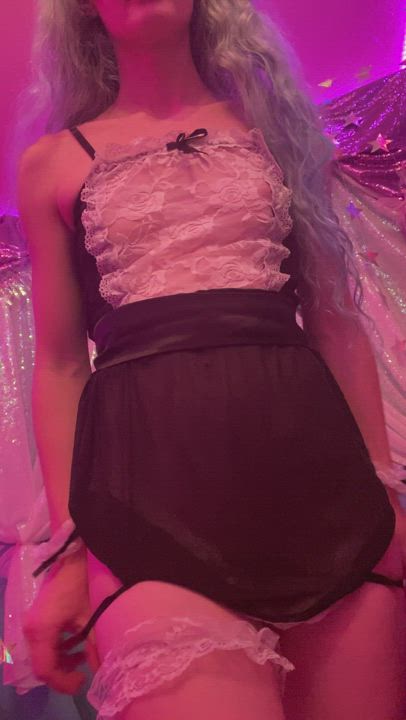 Ass Booty Cosplay Costume Cute Legs Lingerie Maid Pretty Pussy Softcore Strip Tease