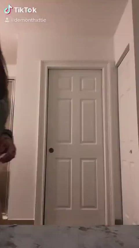amateur boobs dancing girls pretty sensual starlet tease teen tiktok gif