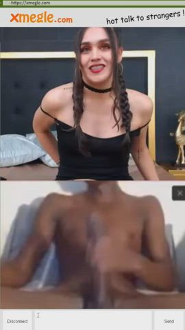 camgirl cock shock reaction webcam gif