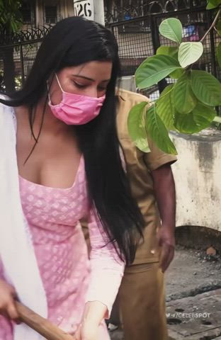 Boobs Celebrity Cleavage gif