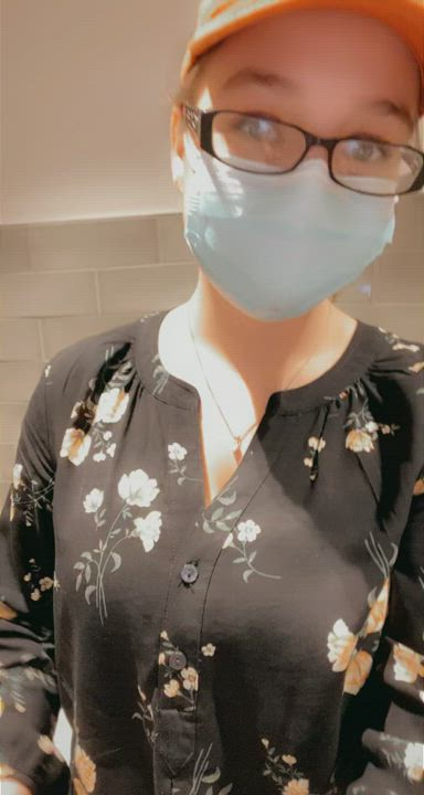 Naughty girl at work (: [OC]