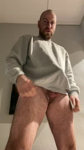 bisexual erection foreskin gay masturbating strip uncut gif