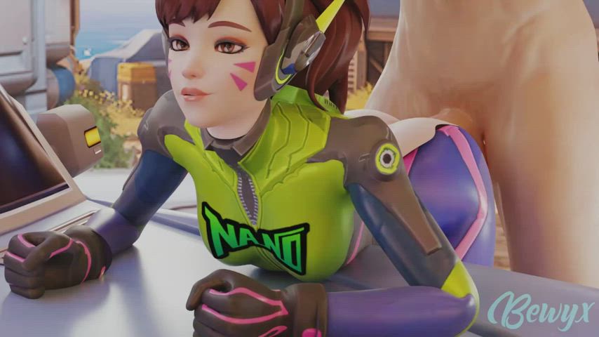 Animation Clothed Doggystyle Overwatch gif