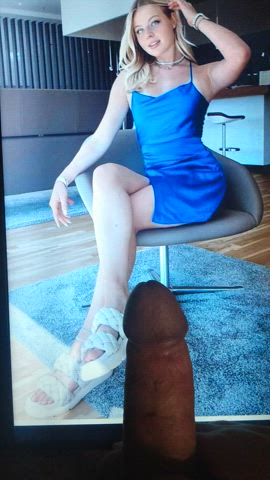 cute feet jerk off masturbating tribute gif