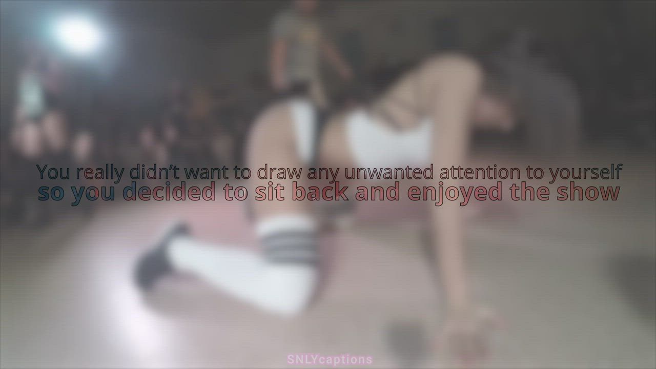 Caption Cuckold Dancing Hotwife Twerking gif
