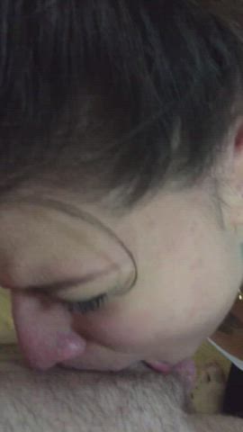 Deepthroat Face Fuck Slave gif
