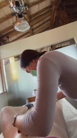 He couldn't hold it during waxing
