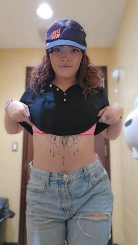 My work uniform is so ugly... let me show you what's underneath instead