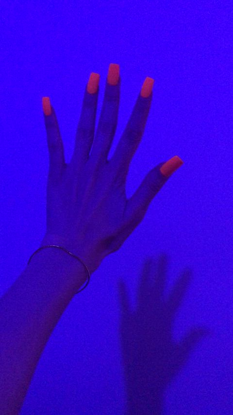 Under black light