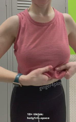 big ass boobs brunette natural tits orgasm pawg pussy teen tiktok tits gif