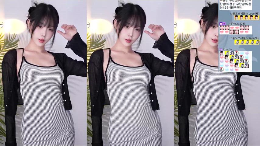 asian big tits dancing korean gif