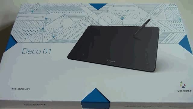 XP Pen Deco 01- unboxing