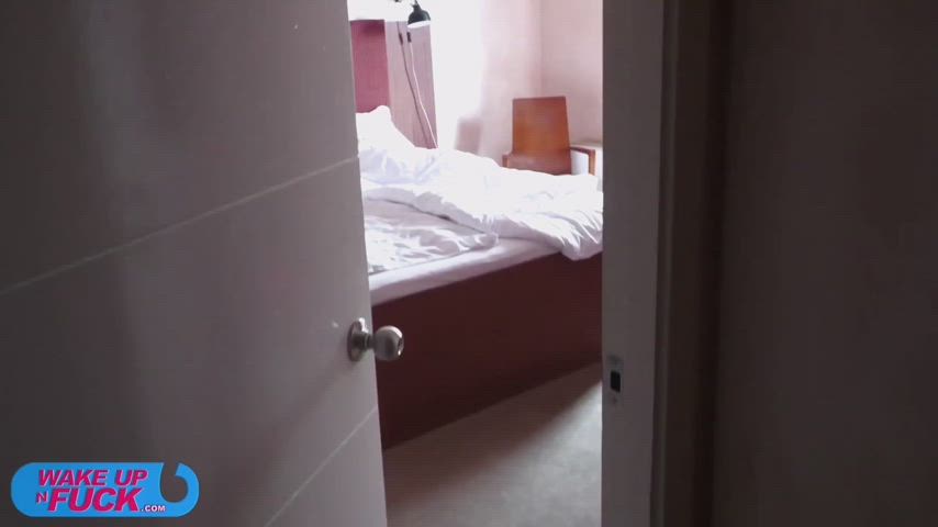 blonde mmf rimming slut gif