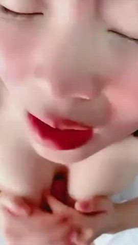 Asian Big Tits Boobs Chinese Handjob Step-Daughter Teen Tit Fuck Titty Fuck gif