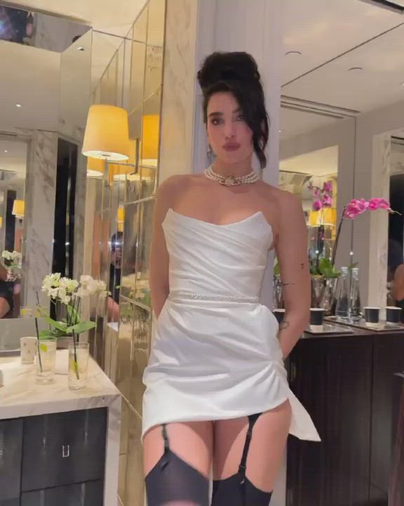 Albanian British Brunette gif