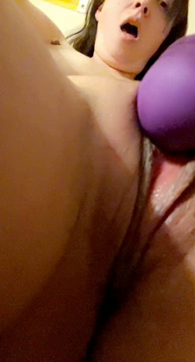 Dildo Naked Natural Tits Nude Orgasm Pussy Squirting Vibrator gif