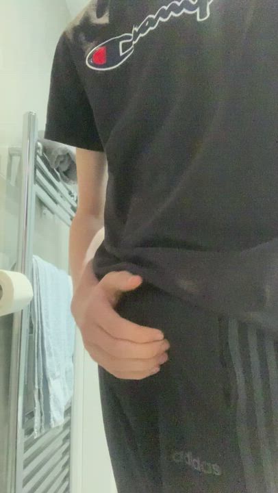 Big Dick Daddy Male Masturbation Masturbating Naked gif