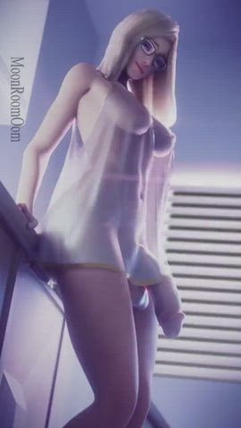Futa Mercy Cumming (Overwatch) [MoonRoomOom - RandomTide]
