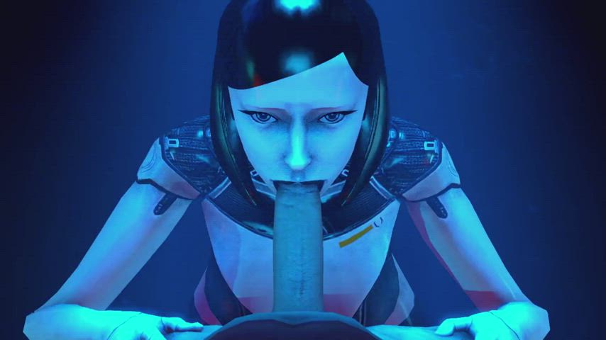 3d animation blowjob deepthroat gif