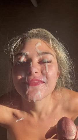 amateur blowjob cumshot facial homemade onlyfans pov gif