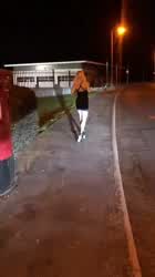 Amateur Natural Public Pussy Tease Teasing gif