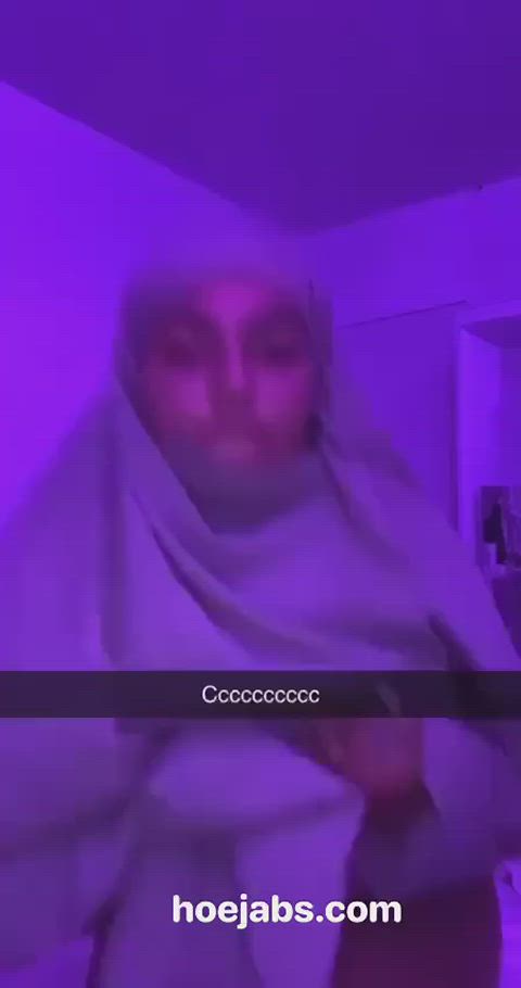 boobs hijab tits gif