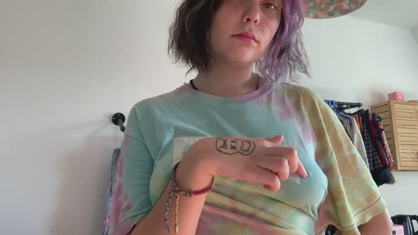 Will you suck on my sensitive nipples🥺