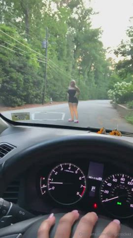 Imagine being in your car and then...